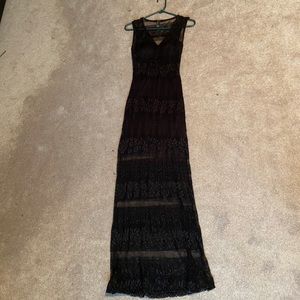 3/$30 Forever 21 black knit maxi dress